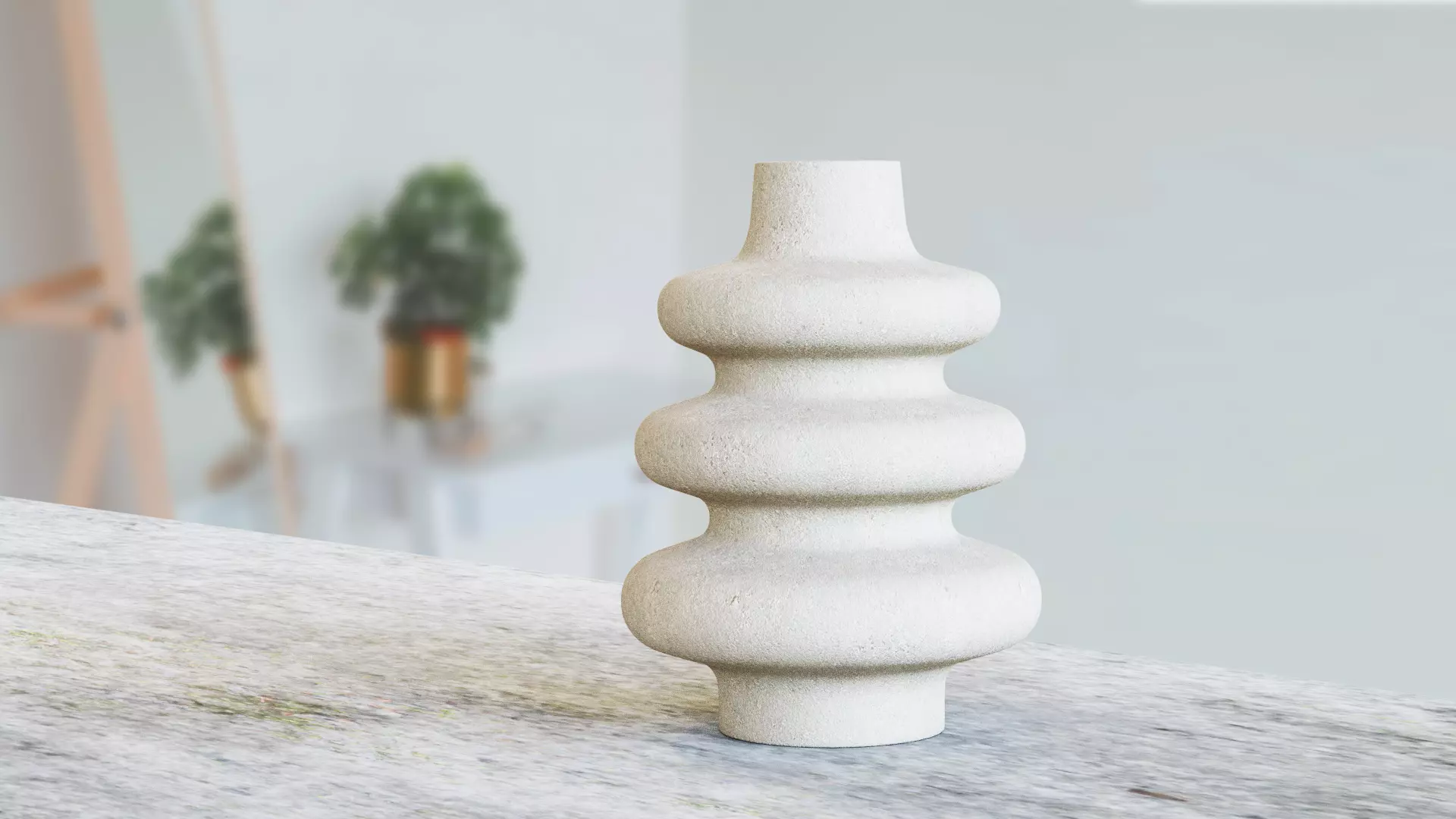 HM Home wavy vase 3D model_0