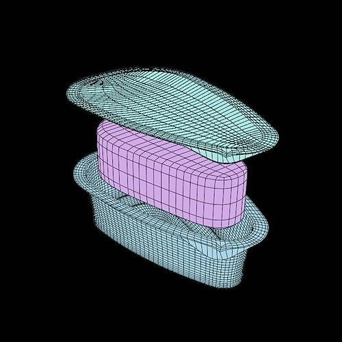 Farmers Cheese 1 3D model 7