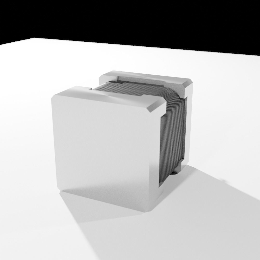 NEMA 17 Stepper Motor Model 3D model_3