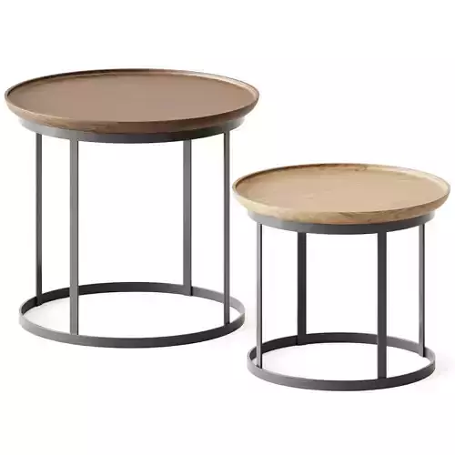 Set 2 masute de cafea Kerry