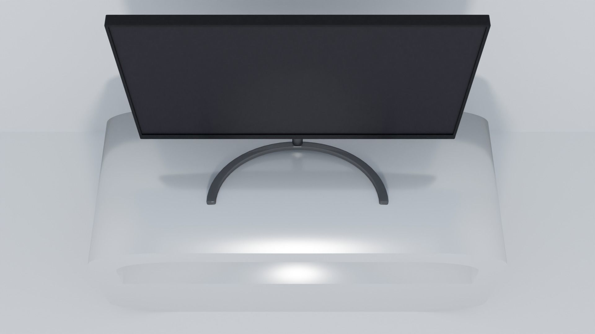 Stylish TV stand 3D model_2