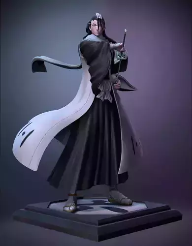 Kuchiki Byakuya 3D Printing