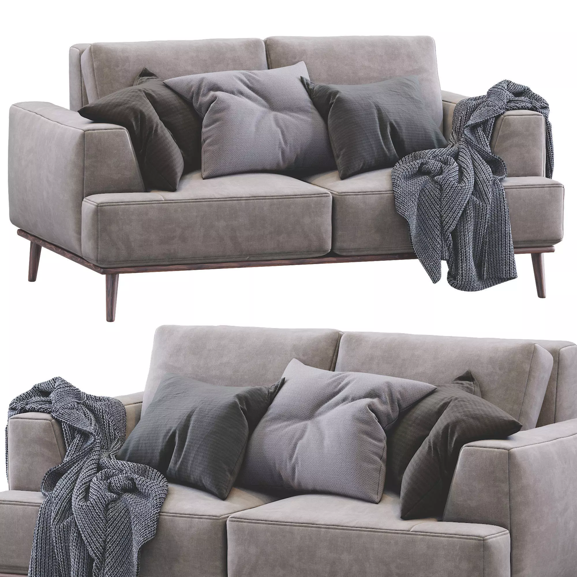 Modern Sofa 3D model_0