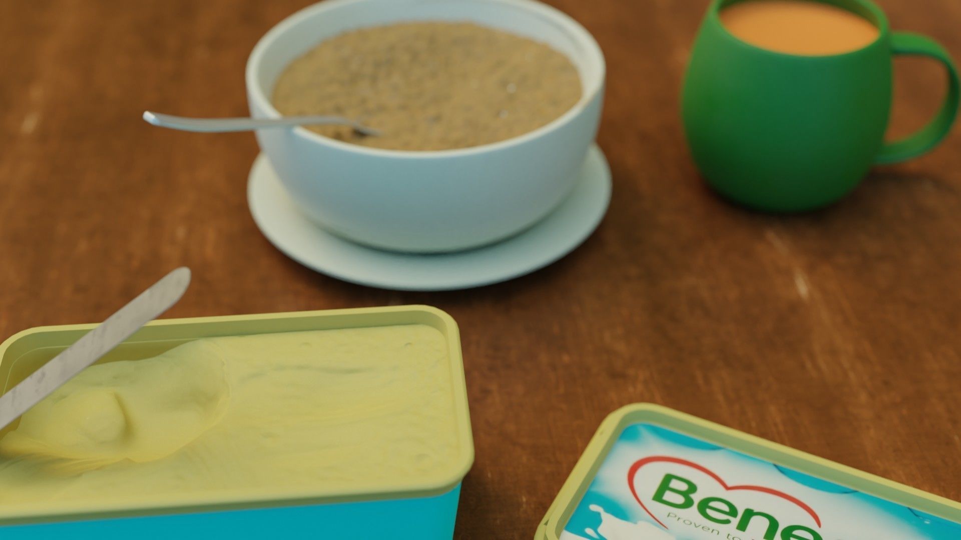 Breakfast Table 3D Model 3D model_9