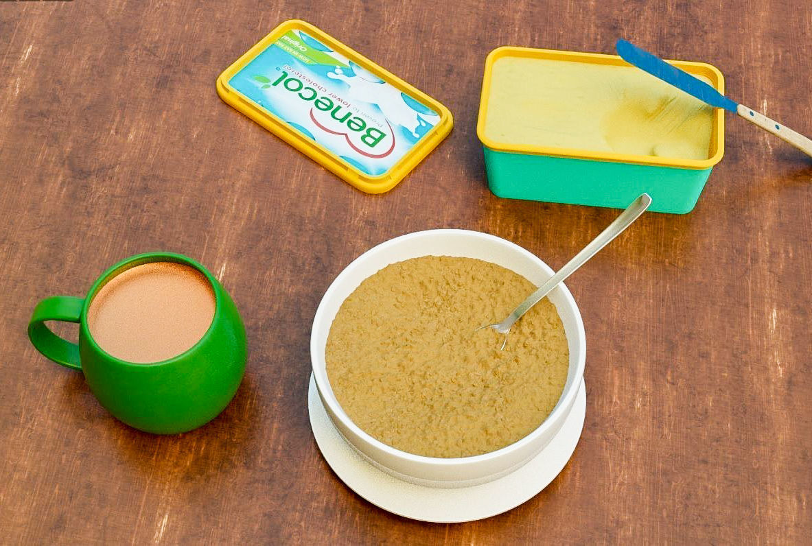 Breakfast Table 3D Model 3D model_4