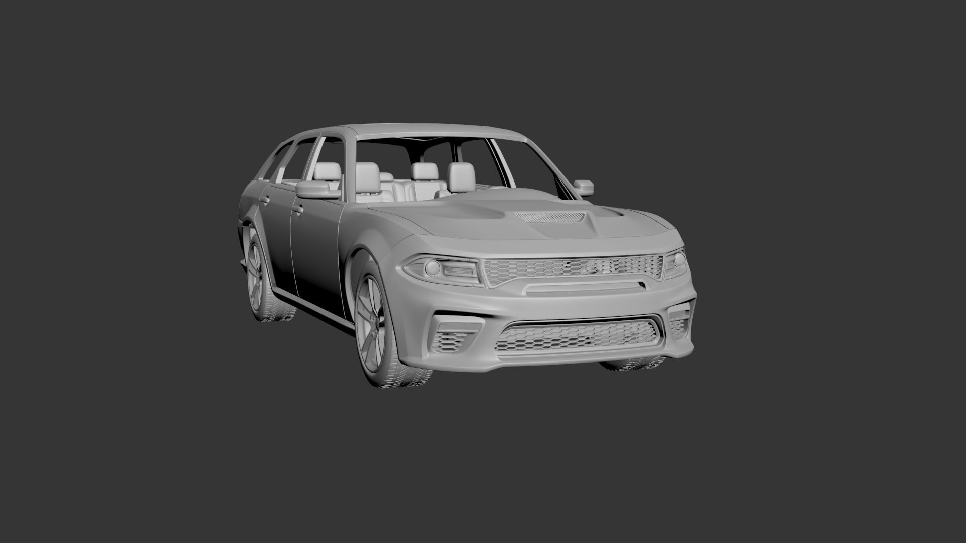 Dodge Charger Magnum 3D print model_7