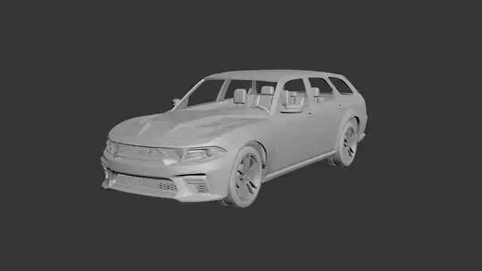 Dodge Charger Magnum 3D print model