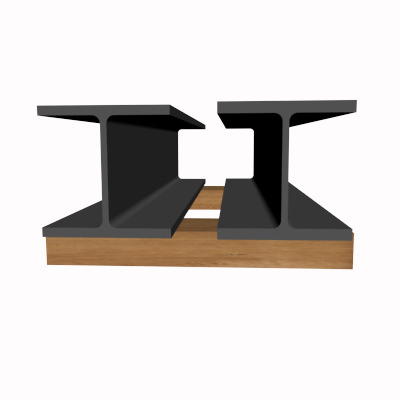 W5 Wide Flange Beam 3D model_1