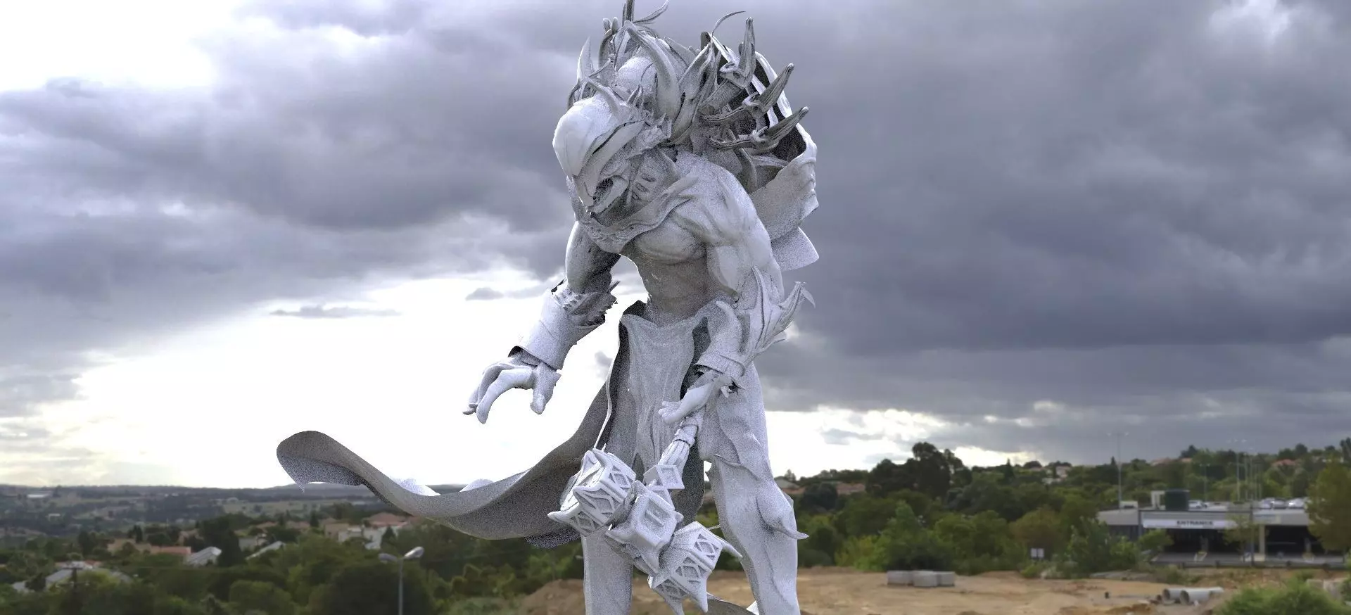 Alien Giant 3D model_0