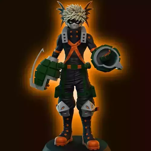 Bakugo V2 - My Hero Academia 3D print model