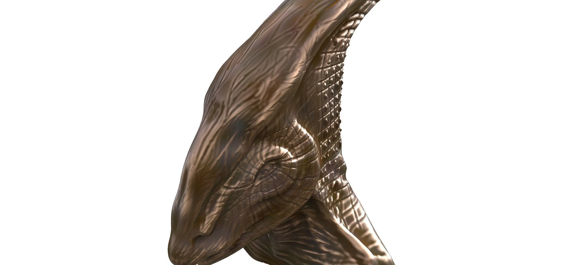 Dino head mask 3 3D model_1