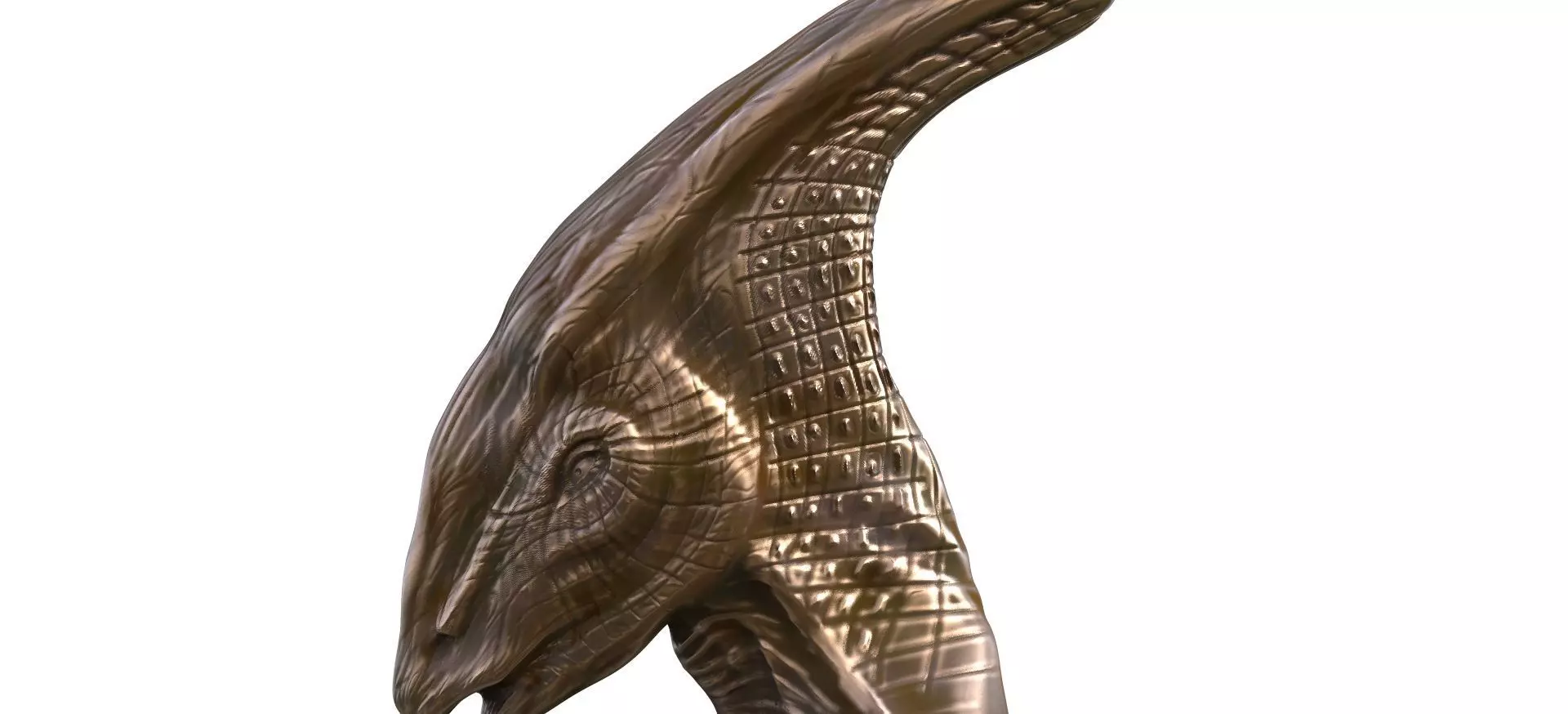 Dino head mask 3 3D model_0