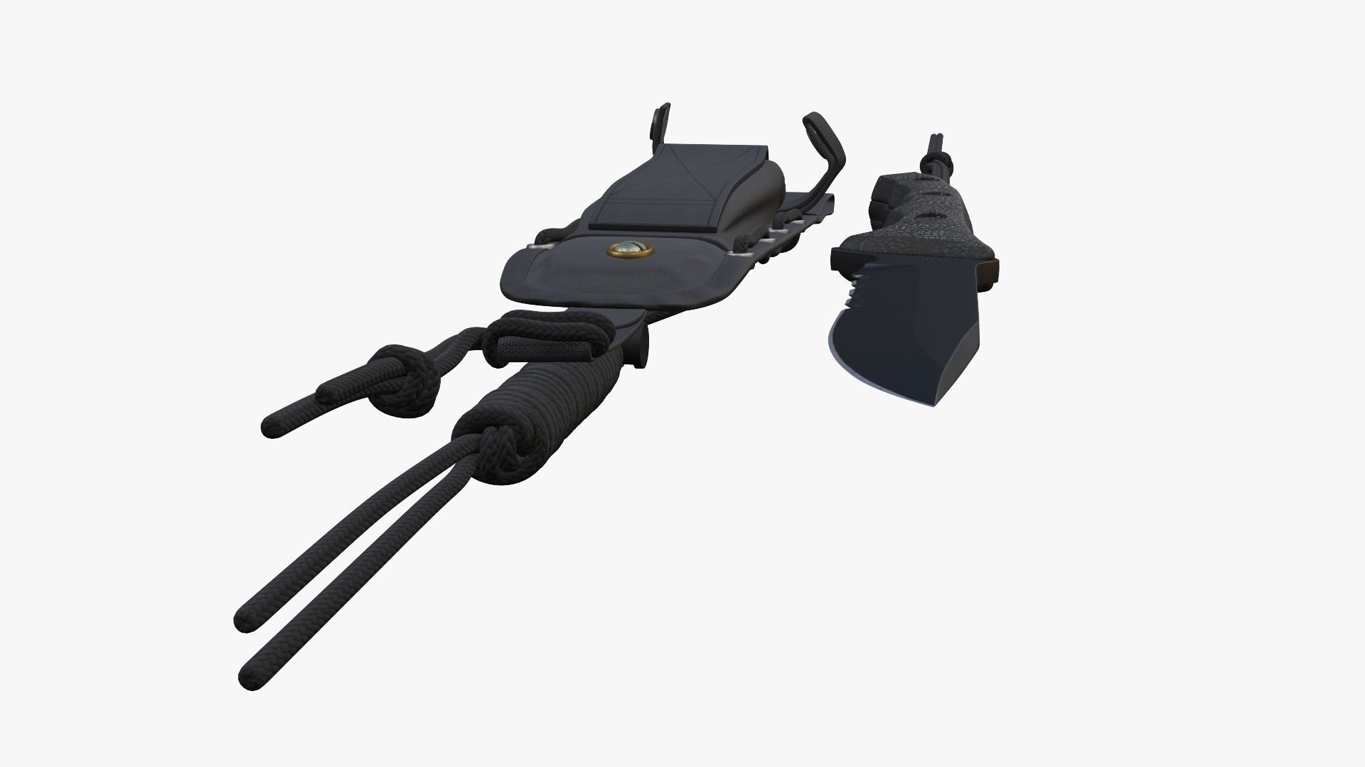 Schrade Extreme SCHF3 Survival Knife and Sheath 3D model_5