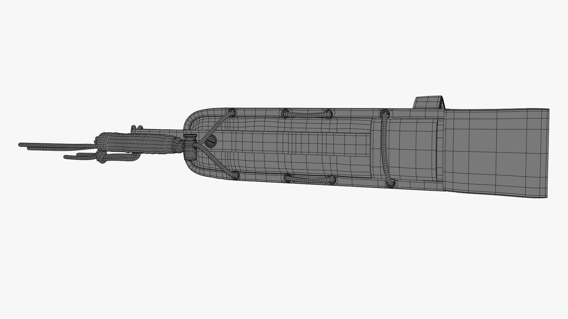 Schrade Extreme SCHF3 Survival Knife and Sheath 3D model_33