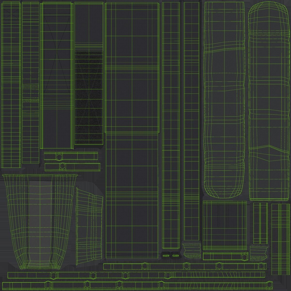 Schrade Extreme SCHF3 Survival Knife and Sheath 3D model_35