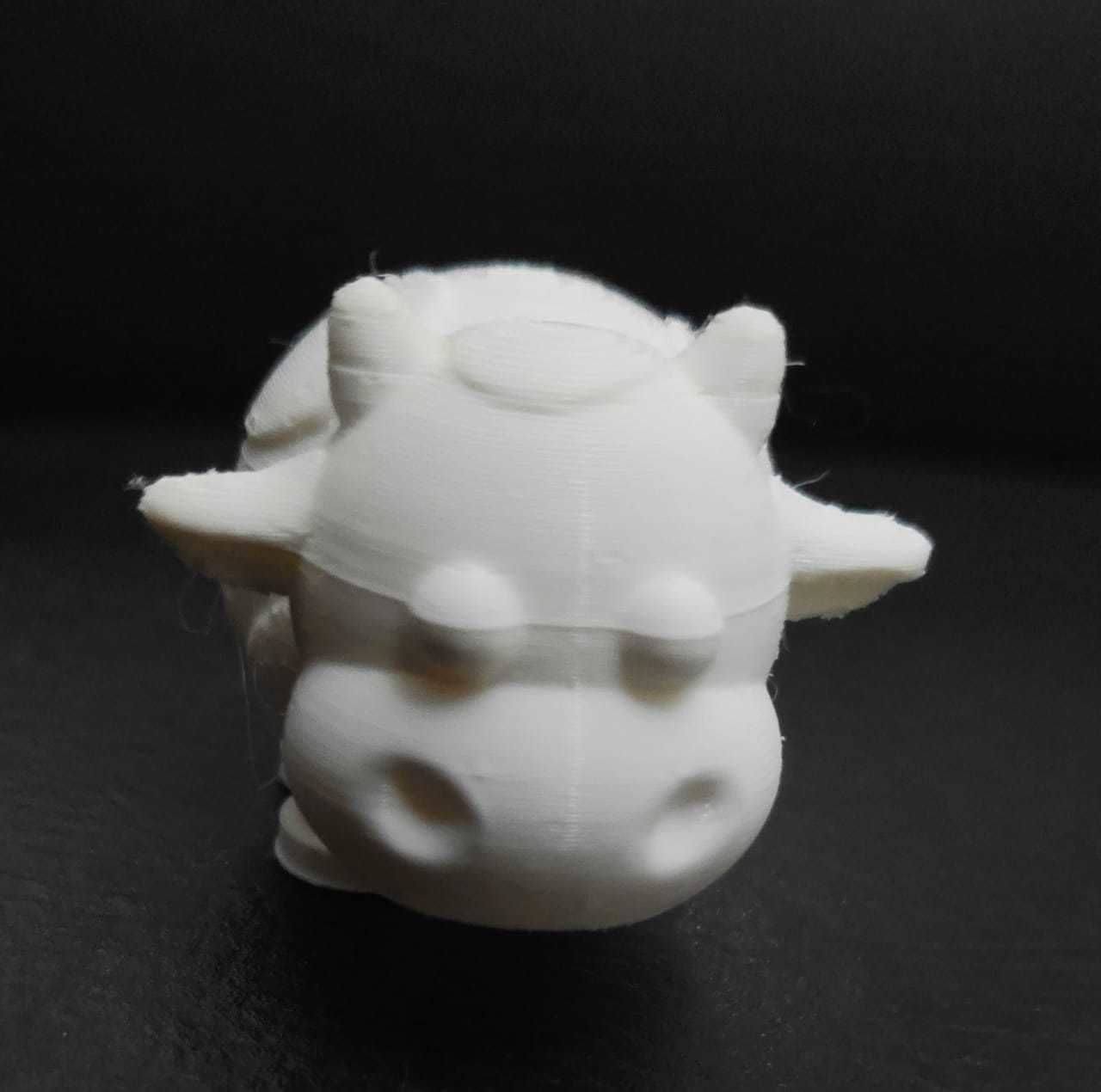 Round Cow 3D print model_11