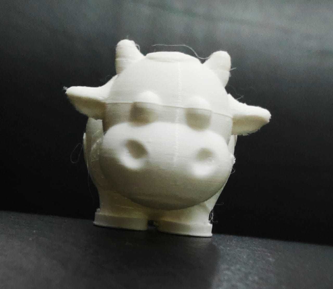Round Cow 3D print model_5