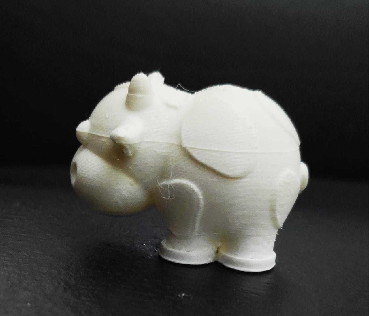 Round Cow 3D print model_6