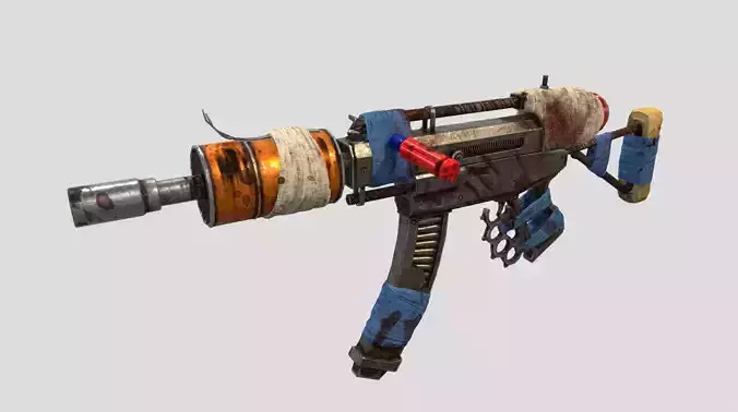 Crafted Machine Gun 3D model