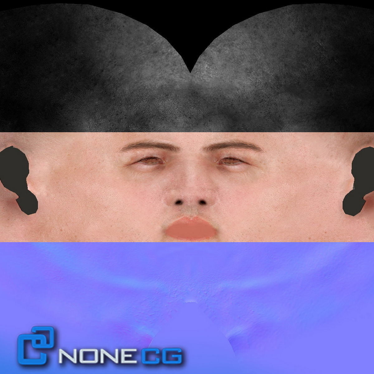 Pack - Adult Male and Female 3D model_29