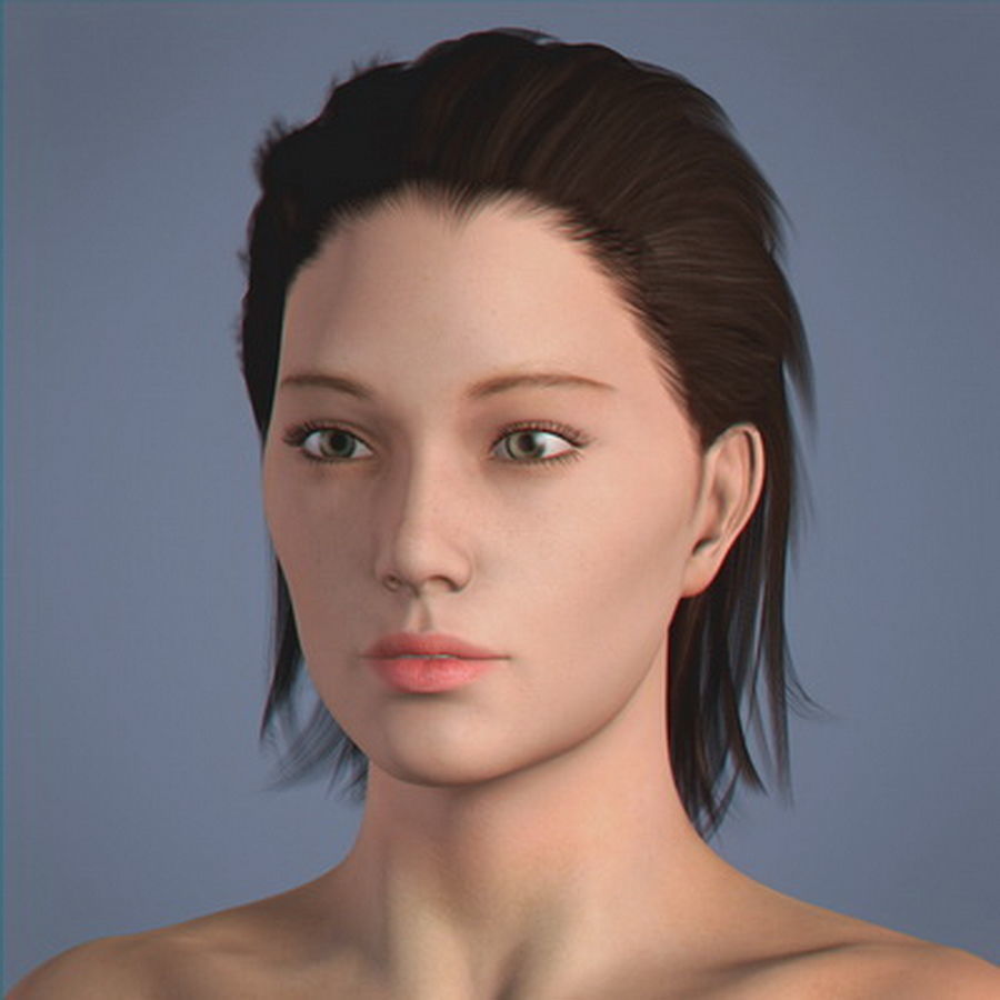 Pack - Adult Male and Female 3D model_32