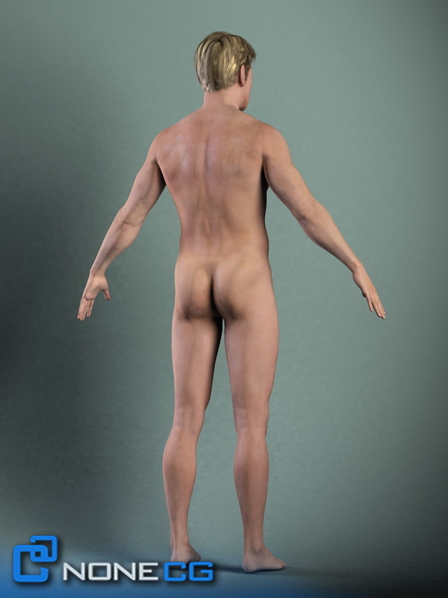 Pack - Adult Male and Female 3D model_8