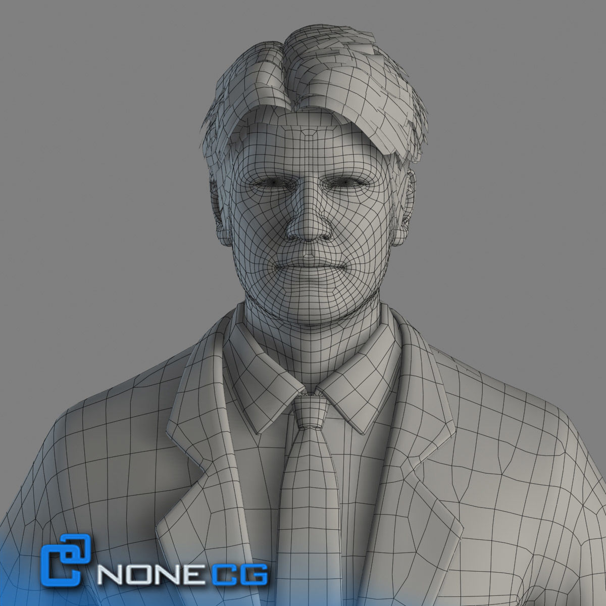 Pack - Adult Male and Female 3D model_24