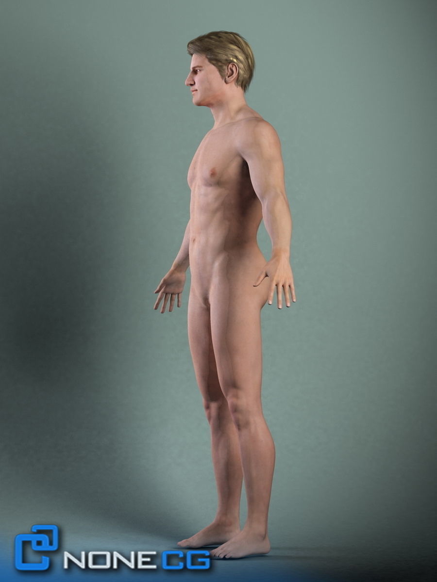 Pack - Adult Male and Female 3D model_7