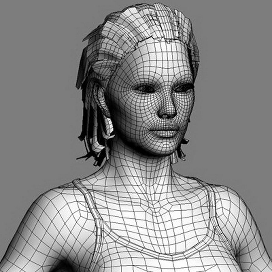 Pack - Adult Male and Female 3D model_50