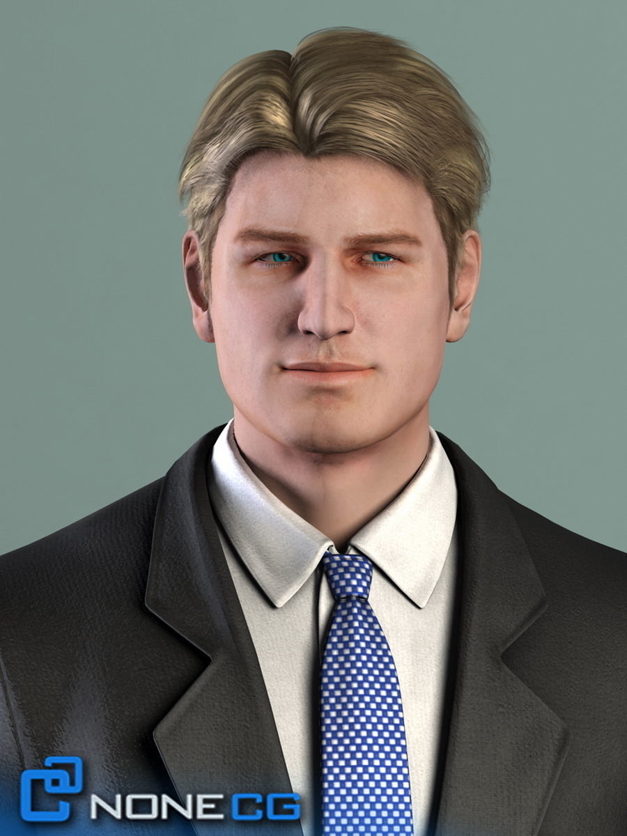 Pack - Adult Male and Female 3D model_4