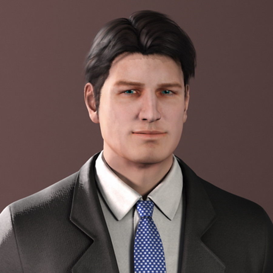 Pack - Adult Male and Female 3D model_5