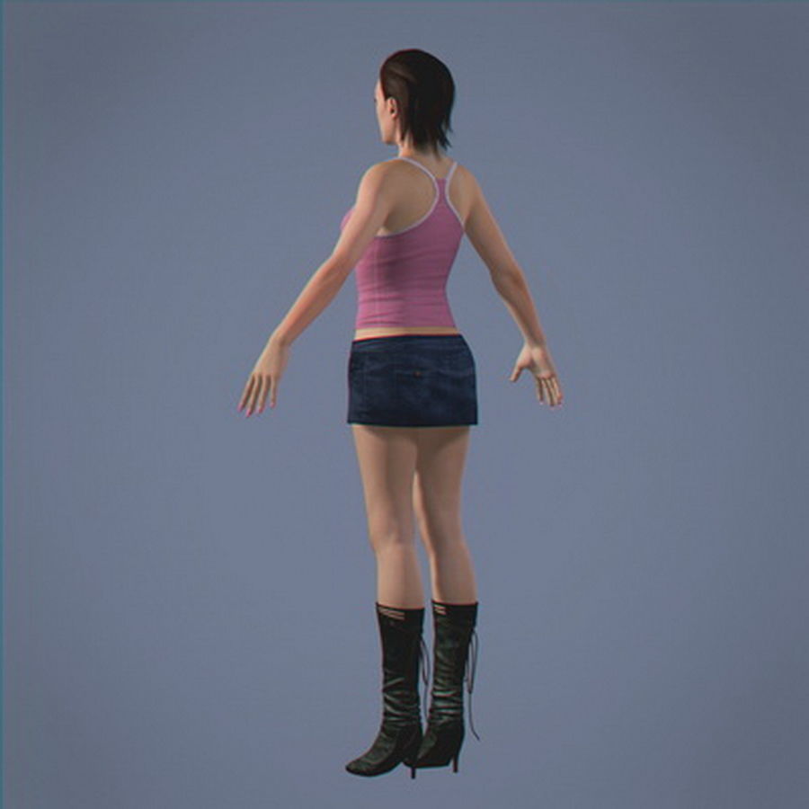 Pack - Adult Male and Female 3D model_39