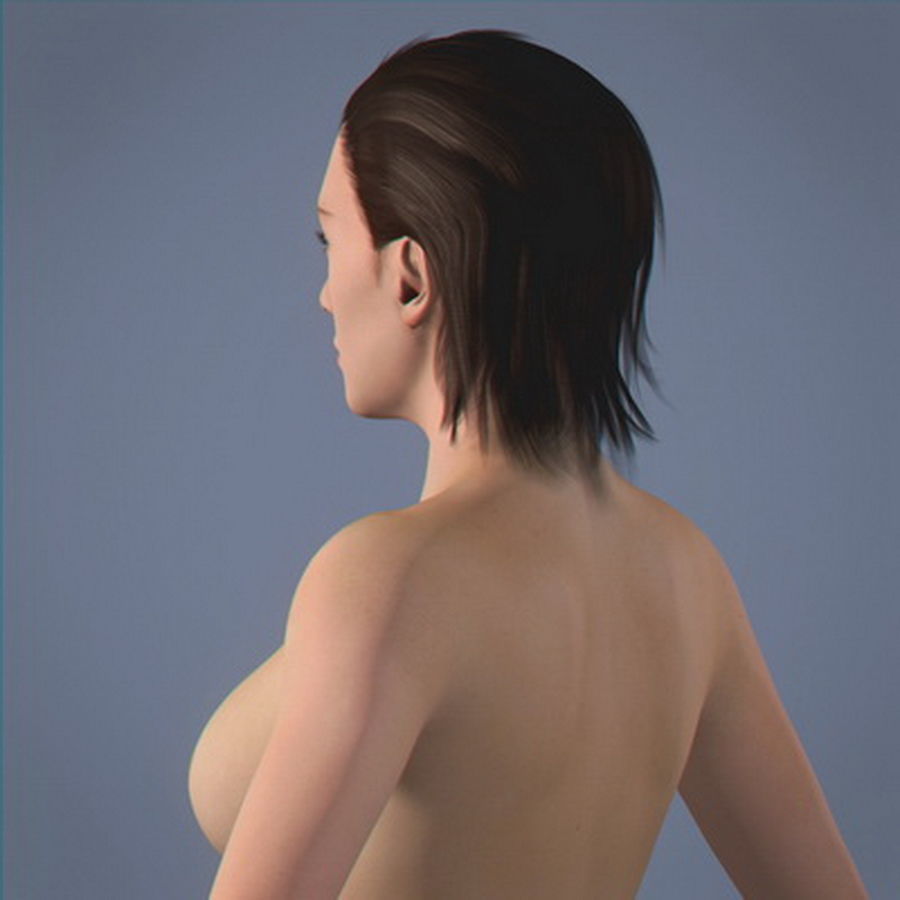 Pack - Adult Male and Female 3D model_34