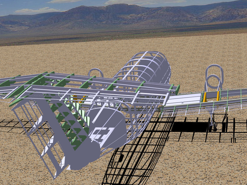 beechcraft king air b200 gt-structure 3D model_7