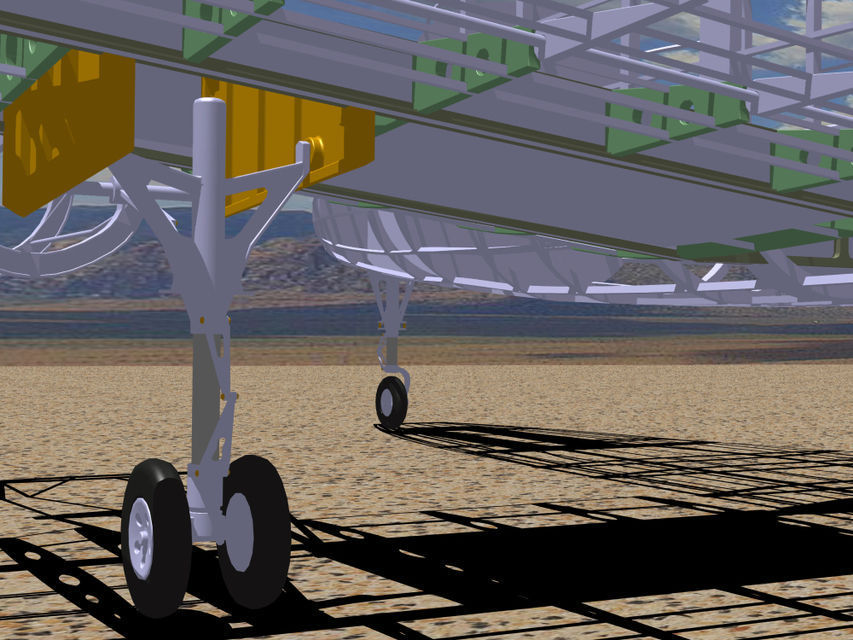 beechcraft king air b200 gt-structure 3D model_6