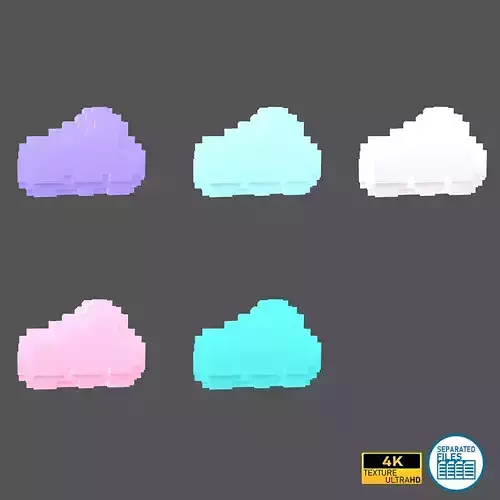 Voxel Style Cloud v1 Pack 01