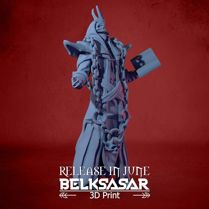 Belksasar the Slayer of gods 3D print model_7