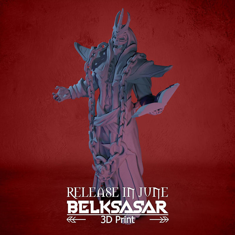 Belksasar the Slayer of gods 3D print model_15