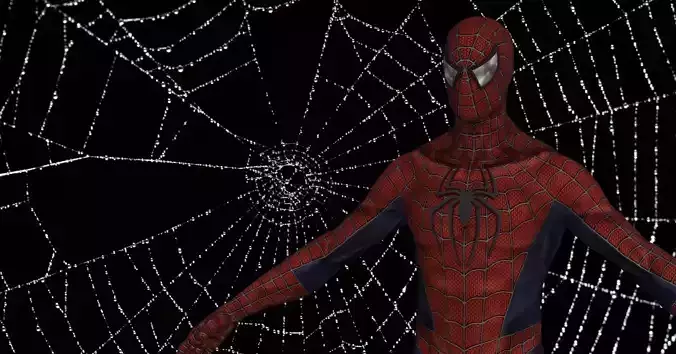 Spider Man 2002 Free low-poly 3D model