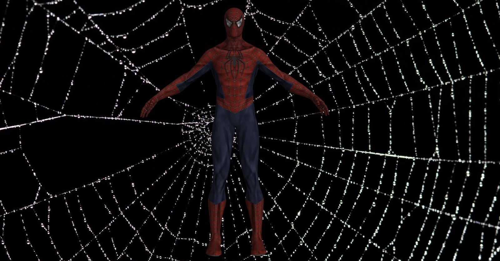 Spider Man 2002 Free low-poly 3D model_13