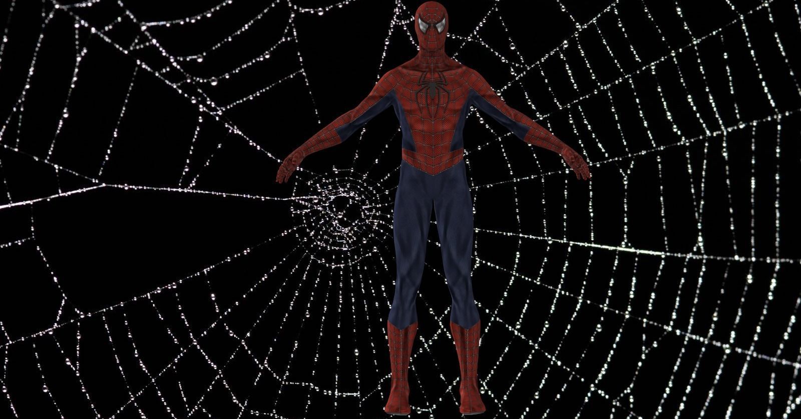 Spider Man 2002 Free low-poly 3D model_17