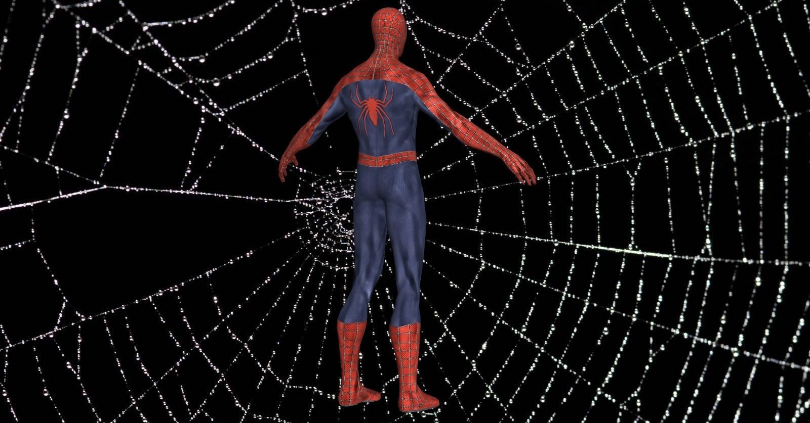Spider Man 2002 Free low-poly 3D model_16