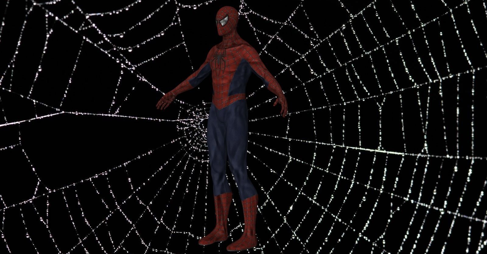Spider Man 2002 Free low-poly 3D model_14