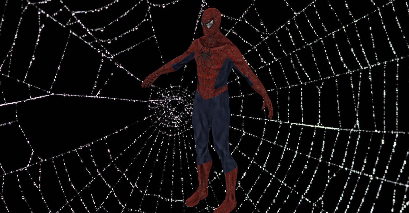 Spider Man 2002 Free low-poly 3D model_19