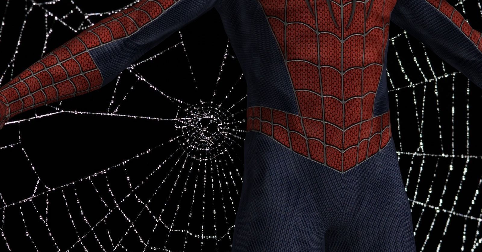 Spider Man 2002 Free low-poly 3D model_8