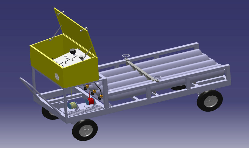 nitro service cart 3D model_1