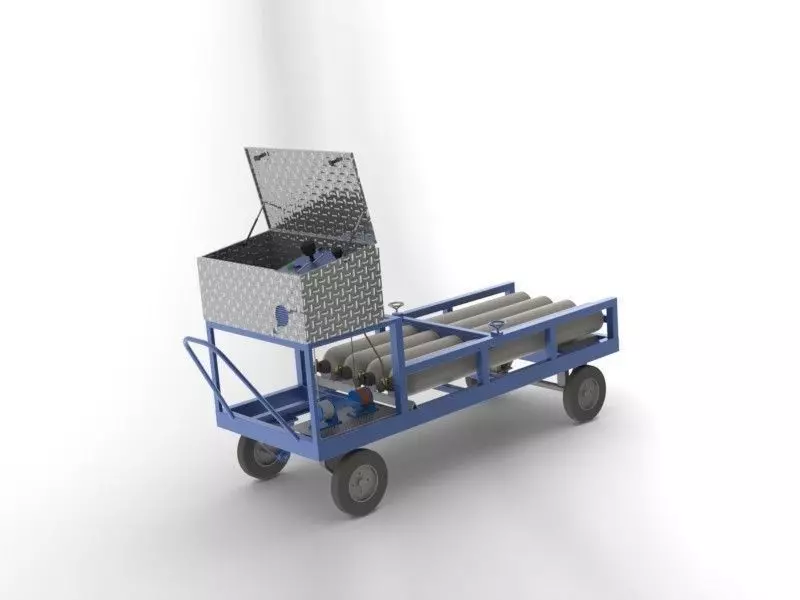 nitro service cart 3D model_0