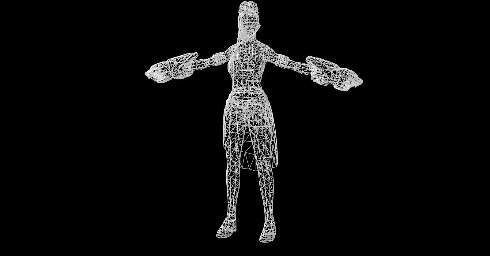 Marvel Shuri Free low-poly 3D model_47