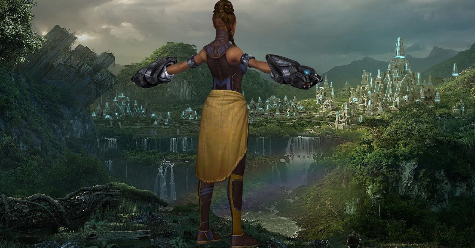 Marvel Shuri Free low-poly 3D model_16