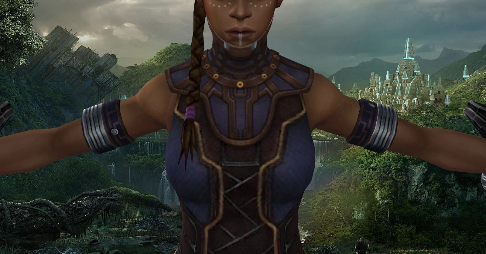 Marvel Shuri Free low-poly 3D model_12